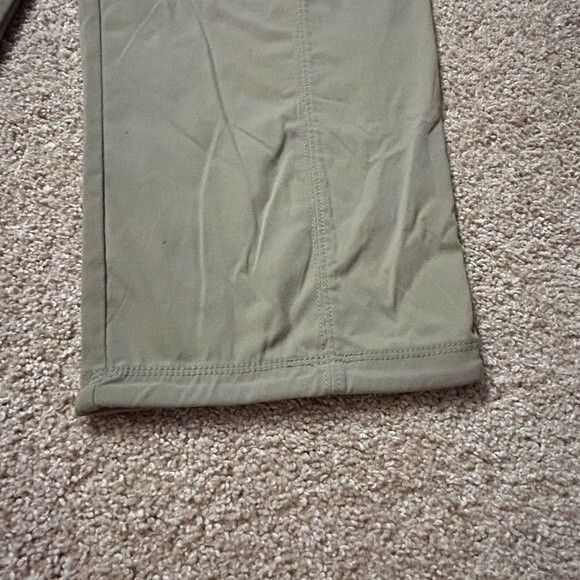 Columbia Omni-Shield Cropped Pants, Size 8 Tan Snap Drawstring Lightweight - Picture 4 of 13